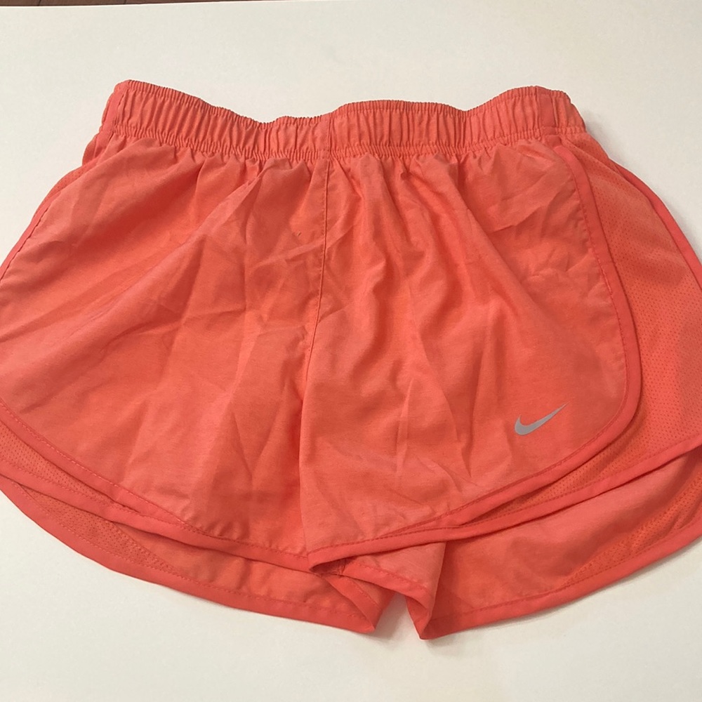 Coral Nike womans athletic shorts size small